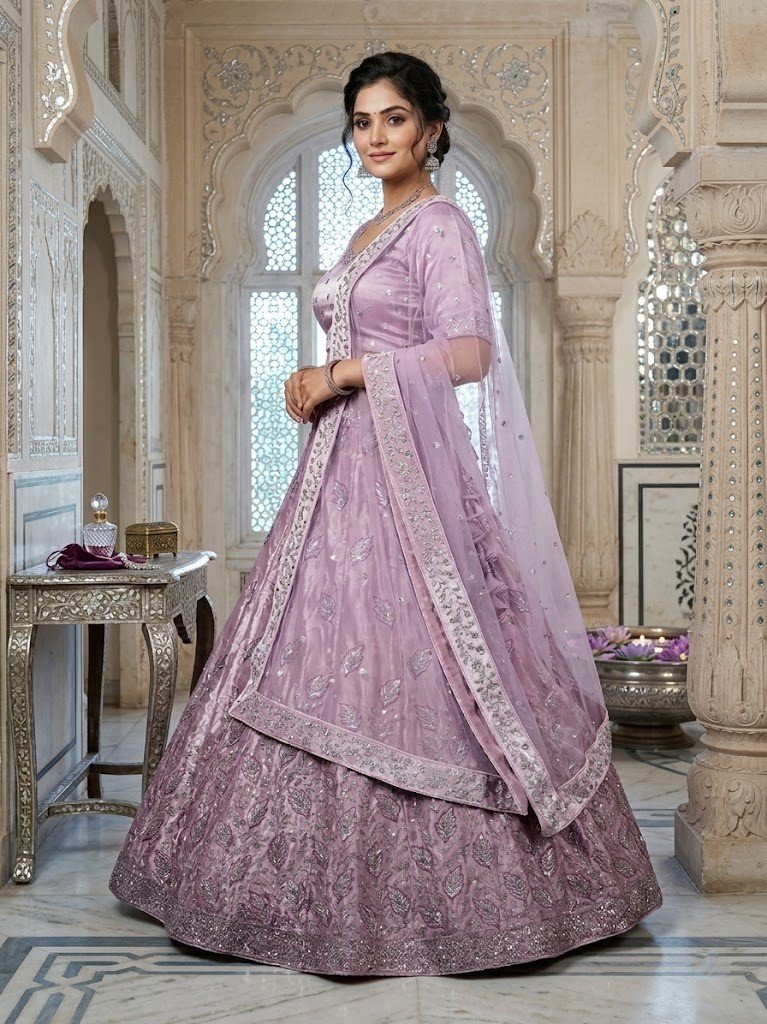 mauve-jimmi-choo-sequin-designer-lehenga-set