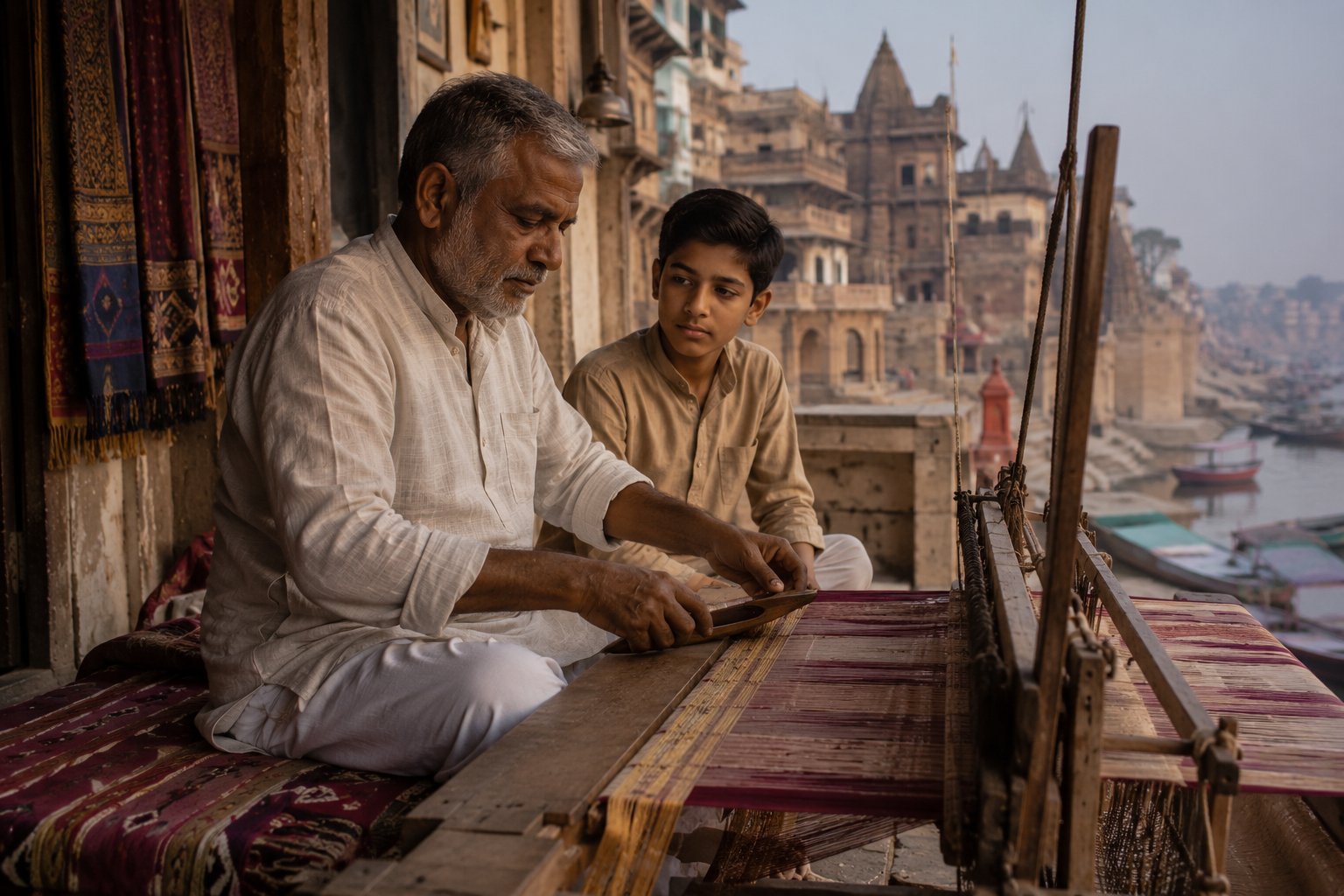 The Fathers Behind the Looms: Generations of Craftsmanship